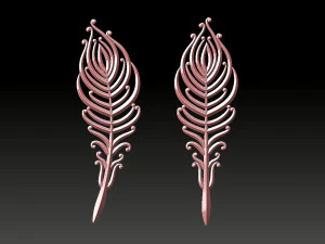 Feather 3D Print Model