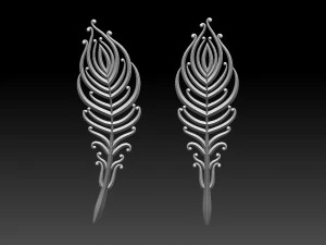 Feather 3D Print Model
