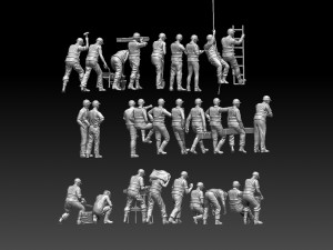 Builders 3D-printmodel