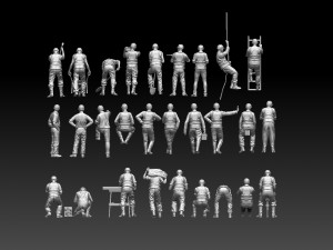 Builders 3D-printmodel
