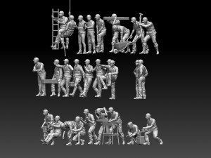 Builders 3D-printmodel
