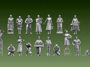 Gardeners Modelo de impresión 3D