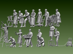 Gardeners Modelo de impresión 3D