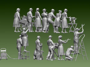 jardineros Modelo de impresión 3D