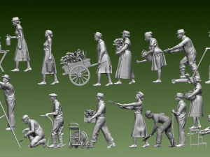 jardineros Modelo de impresión 3D