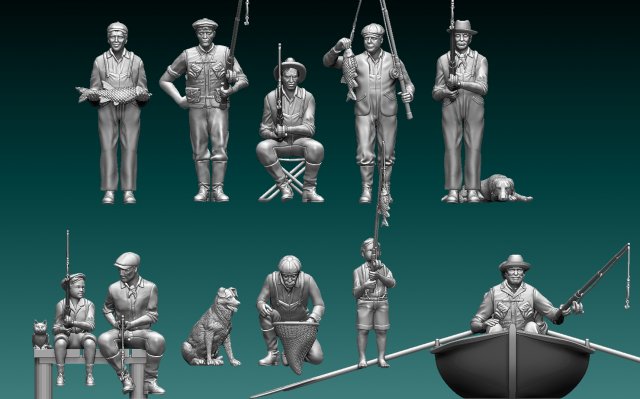 Fishers Modelo de impresión 3D .c4d .max .obj .3ds .fbx .stl .blend 