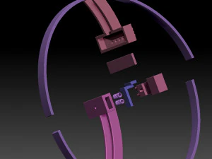 ブレスレット 3Dプリントモデル