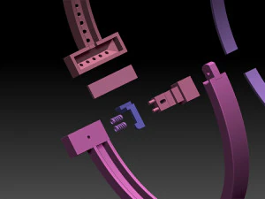 ブレスレット 3Dプリントモデル