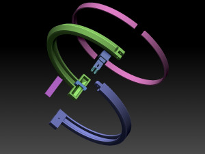 Bracelet Modèles 3D en vedette