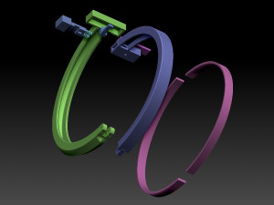 Bracelet Modèles 3D en vedette
