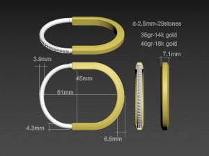 Bracelet Modelo de Impressão 3D