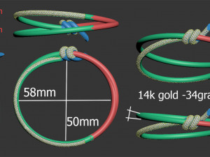 Bracelet 3D प्रिंट मॉडल