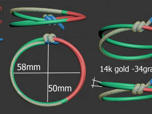Bracelet 3D Print Model