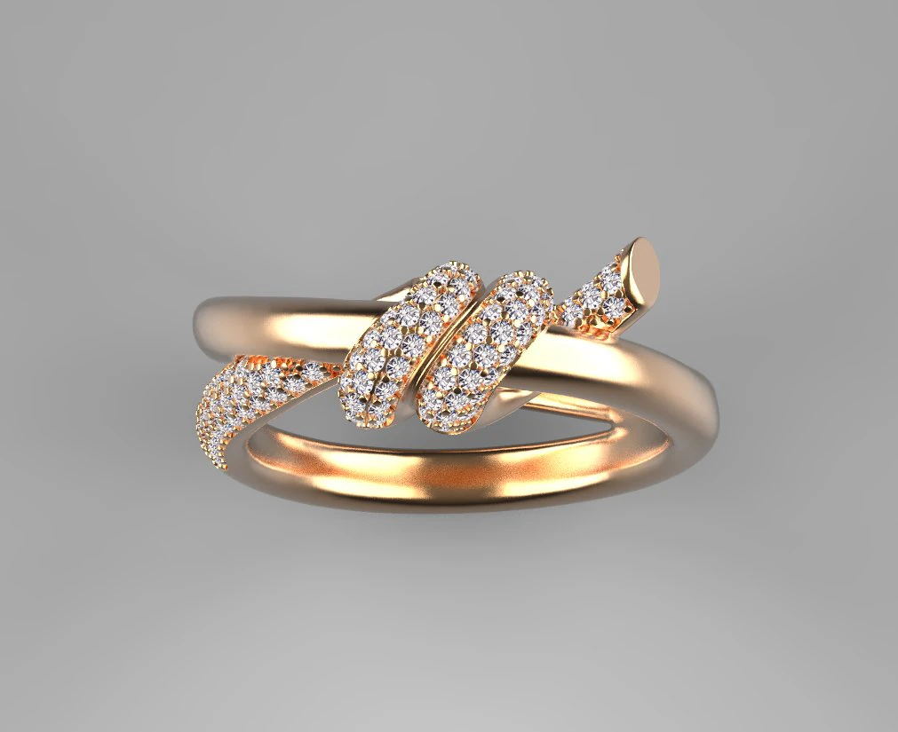 Ring 3D Print Model .c4d .max .obj .3ds .fbx .stl .blend 
