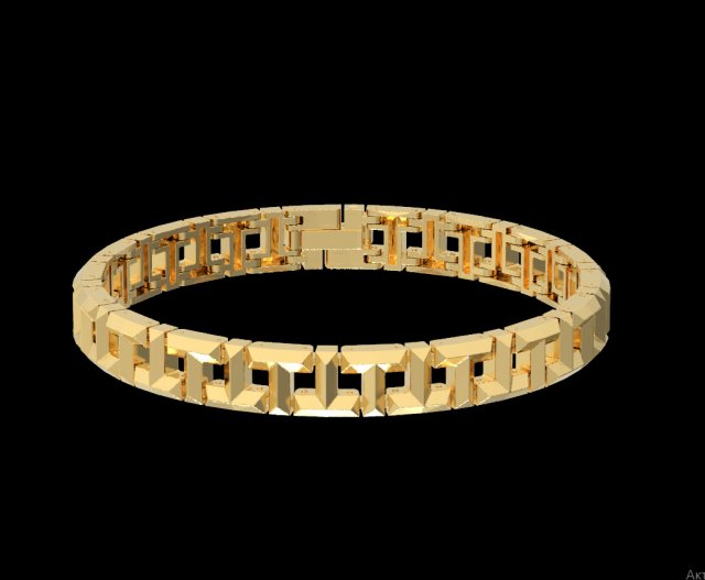 Bracelet Model do druku 3D .c4d .max .obj .3ds .fbx .stl .blend 