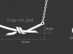 吊坠 3D 打印模型