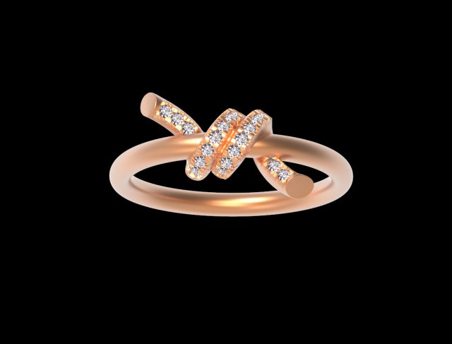 Ring 3D Принт Модель .c4d .max .obj .3ds .fbx .stl .blend 