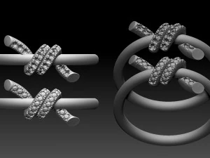 指輪 3Dプリントモデル