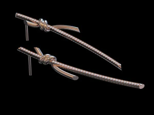 Pendientes r Modelo de impresión 3D