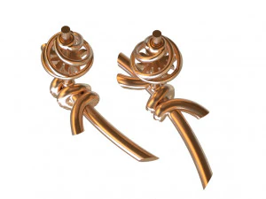 Earrings 3D Print Model