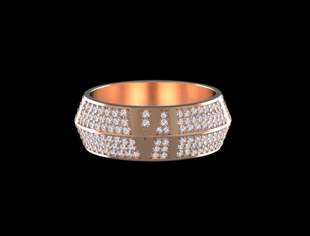 Ring 3D Print Model .c4d .max .obj .3ds .fbx .stl .blend 