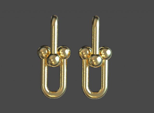 Earrings Modèles 3D en vedette .c4d .max .obj .3ds .fbx .stl .blend 
