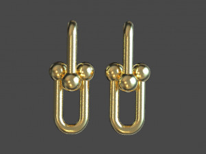 Earrings 3Dプリントモデル
