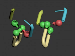 Pendientes Modelo de impresión 3D