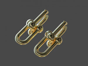 Pendientes Modelo de impresión 3D