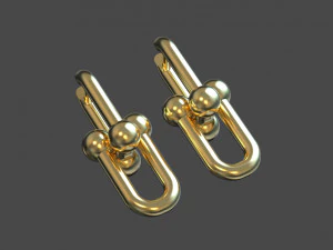 Pendientes Modelo de impresión 3D