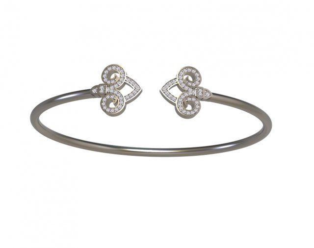 Bracelet 3D Print Model .c4d .max .obj .3ds .fbx .stl .blend 
