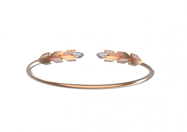 Bracelet 3D 프린트 모델 .c4d .max .obj .3ds .fbx .stl .blend 