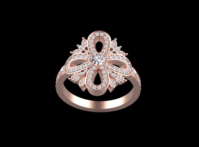 Ring 3D Print Model .c4d .max .obj .3ds .fbx .stl .blend