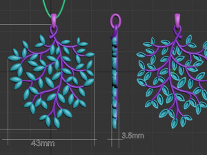 Pendant Model Cetak 3D