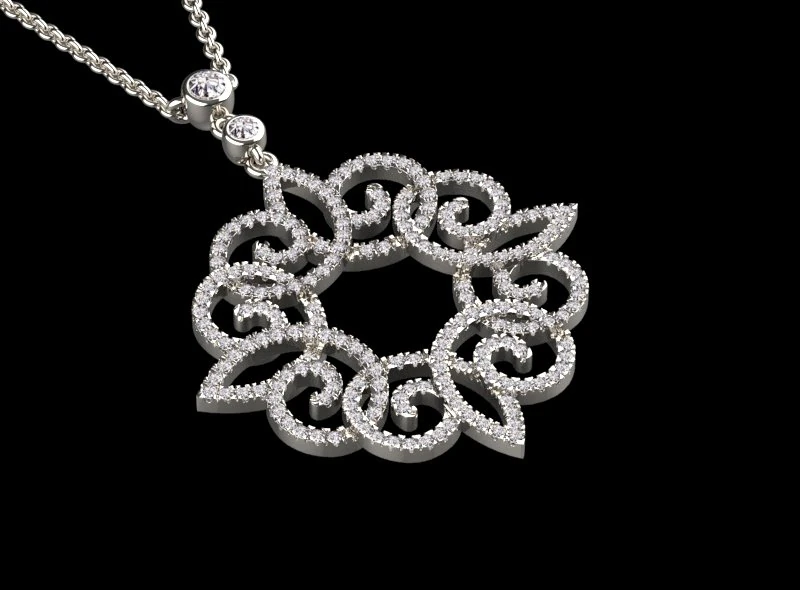 Pendant 3D Print Model .c4d .max .obj .3ds .fbx .stl .blend 