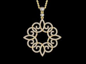 Pendant 3D Print Model