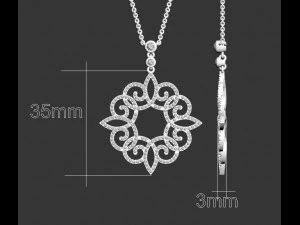 Pendant 3D Print Model
