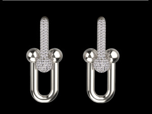 Earrings 3D Print Model