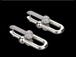 Earrings 3D Print Model