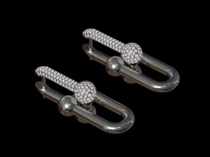 Earrings 3D Print Model
