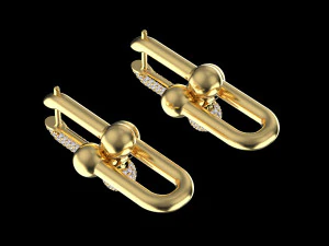 Earrings 3D Print Model