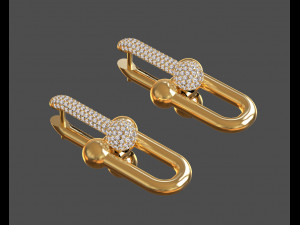 Earrings 3D Baskı Modeli