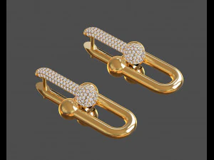 Earrings 3D Print Model
