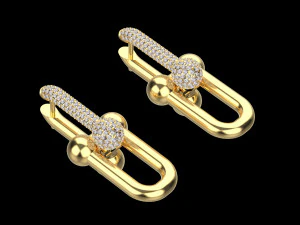 Earrings 3D Print Model
