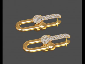 Earrings 3D Print Model