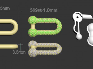 Bracelet Modèles 3D en vedette