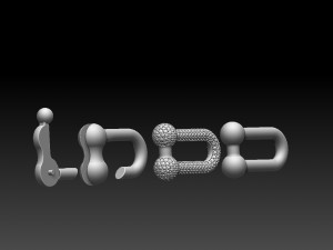 Bracelet Modèles 3D en vedette