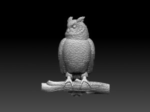 Owl bird Model do druku 3D