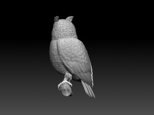 Owl bird Model do druku 3D