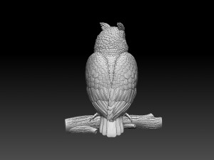 Owl bird Model do druku 3D